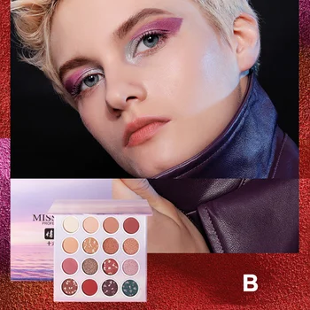 

MISS ROSE Make up Beautiful Eyeshadow Palette Eye Shadow 16 Colors SK88