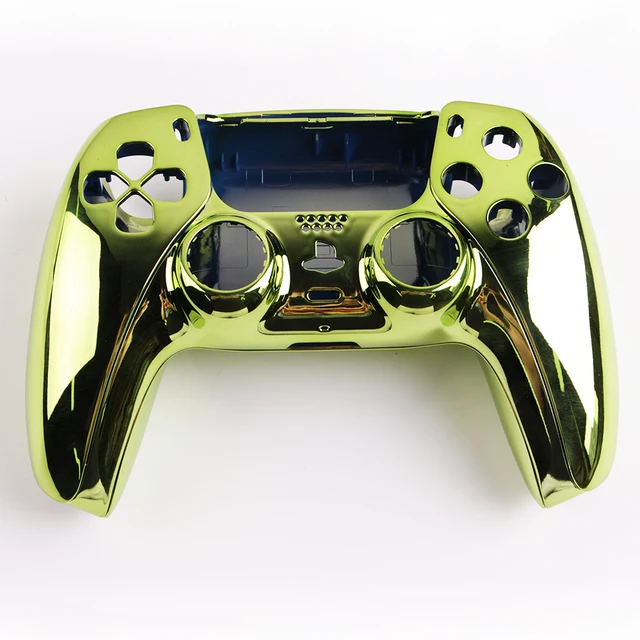 Minithink Gamepad Cover for PS5 Front Middle Controller Replacement Decorative Shell for Playstation 5 Games Accessories Green