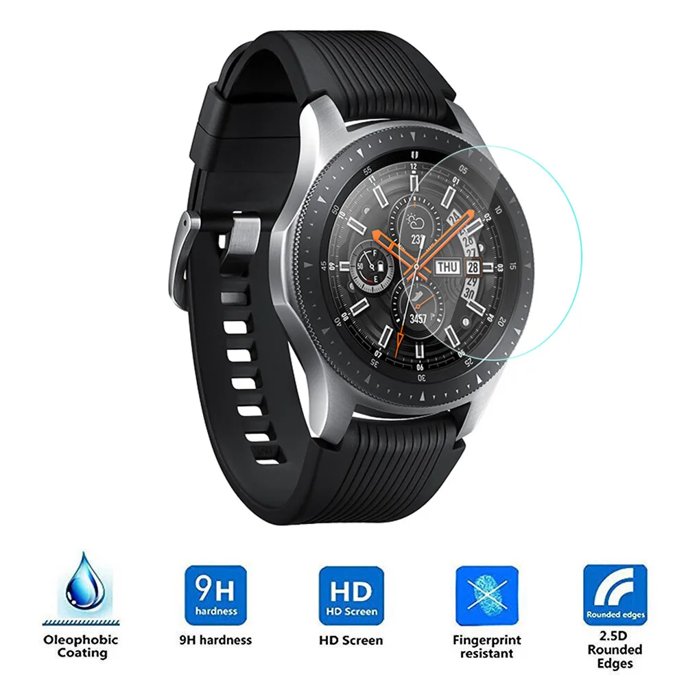 Закаленное стекло для samsung Galaxy Watch 42 мм 46 мм Версия защитная пленка для экрана