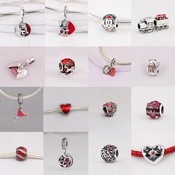 

Real Beads Dangle Fit Original Charm Bracelet Pendant charms Jewelry Gift