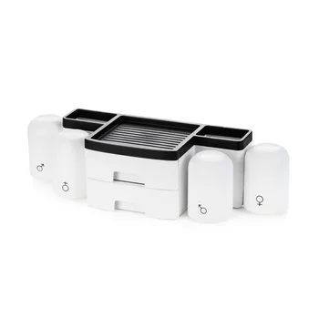 

Japan Quality Toothbrush with Toothpaste Toothbrush Wash Cup Holder Wall Mounted Toothbrush and Toothpaste Storage Holder