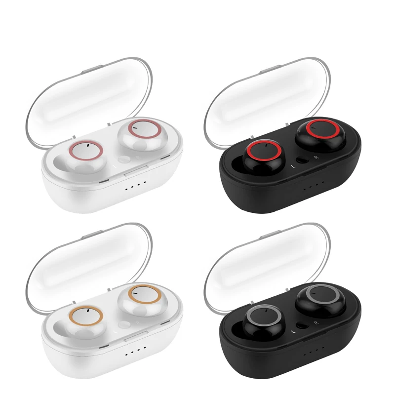Quality W1 Earphone TWS Stereo Wireless Earbuds Bluetooth Headset Touch Control Earphone Handsfree With Microphone