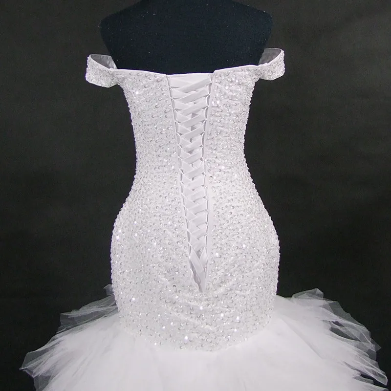 Свадебное платье Русалка Свадебные платья Африки размера плюс белое свадебное платье Русалка платье vestido de noiva