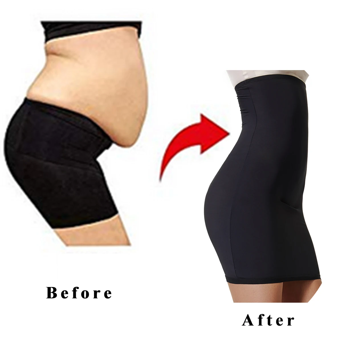 

Joyshaper High Waist Trainer Slimming Dress Women MIni Dresses Half Slips Control Corset Body Shaper Tummy Shapewear Butt Lifter