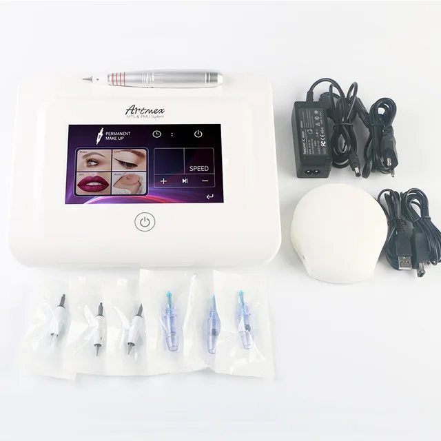 

Professional Digital Permanent Makeup Tattoo Machines & Permanent Makeup Eyebrow Lip Rotary Pen V11 MTS PMU System