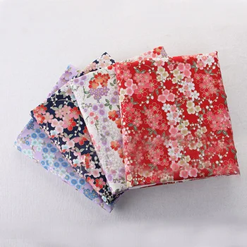 

Japanese Cherry Blossom cotton fabric for sewing Kimono or sewing hand bag DIY fabric sewing material