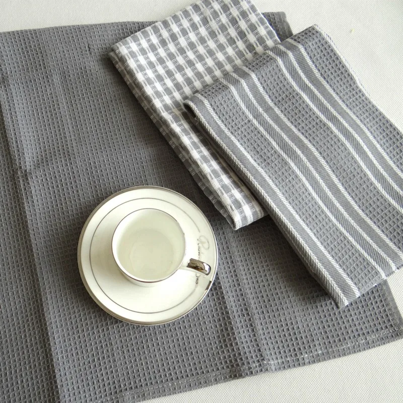 9 шт./компл. кухонное полотенце s классическое хлопковое чайное полотенце блюдо ткань Абсорбирующая машина для волос посуда для дома