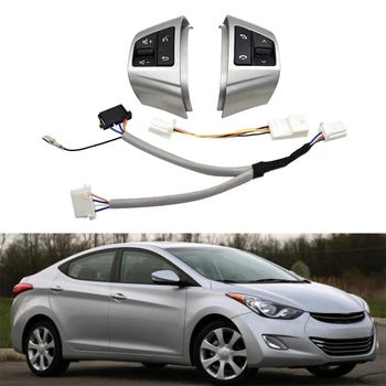 

for Hyundai Elantra 8 Bonds Bluetooth Call Constant Speed Cruise Modified Multi-Functional Steering Wheel Switch Button