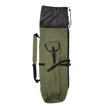 

Canvas Fishing Bag Black Fishings Rods Pole Reel Case Carrier Holder Lures Tackle Storage Bags Dropshipping