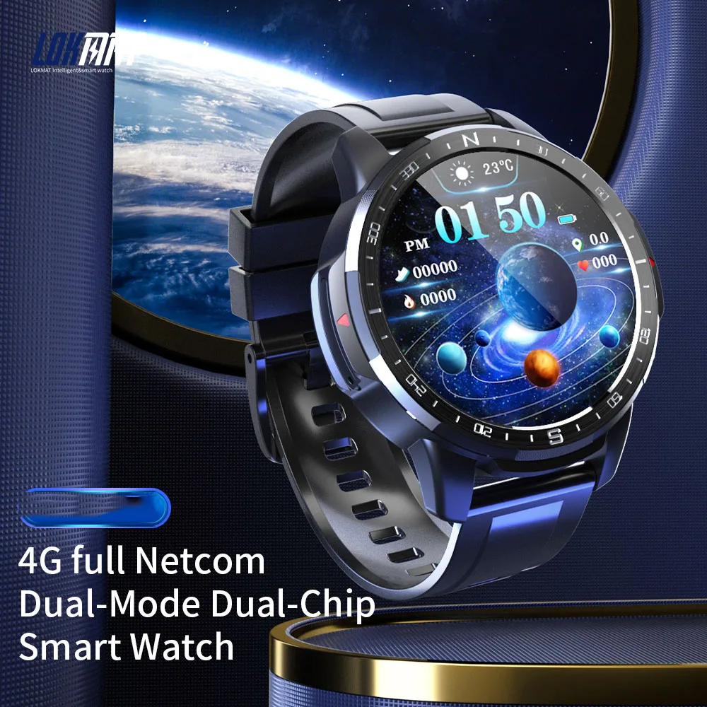 4G NET 128G Rom Original Smart Watch GPS Location Cambered Screen Android  SIM Card WiFi Dual Camera Video Call Men Ultra Watch - AliExpress