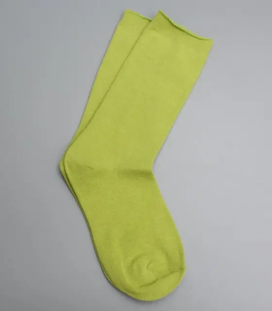 Женские хлопковые носки с рисунком для девочек, яркие цвета носков стандартной длины скручивание кромки