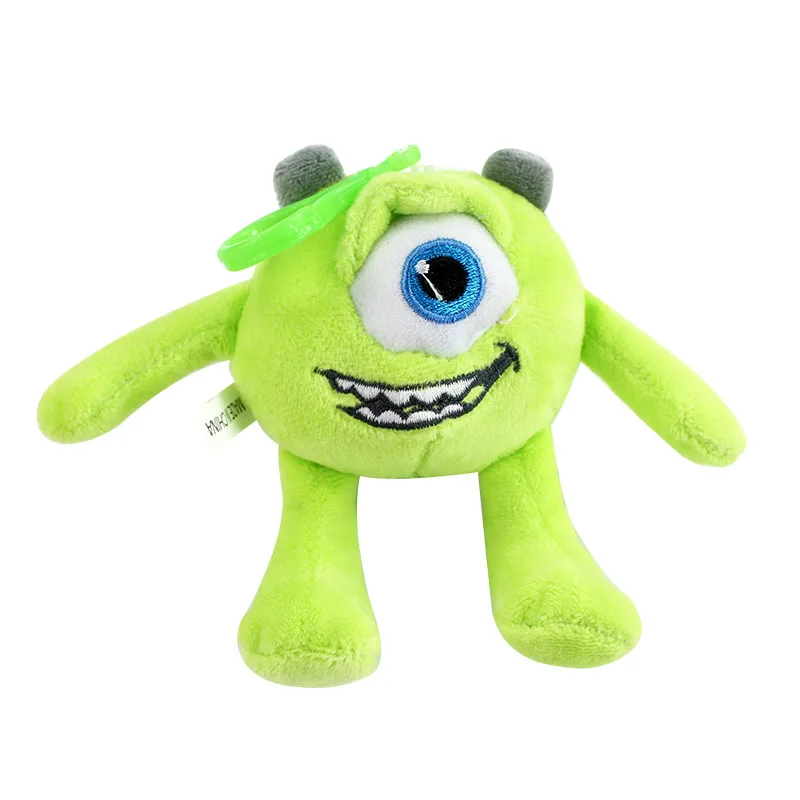 8-12 см James P Sullivan Mike Wazowski Mr Q Mike One eye Sulley Alien Pink Bear Плюшевые игрушки, брелок, Мультяшные подвески, подарок для ребенка - Цвет: A 12cm