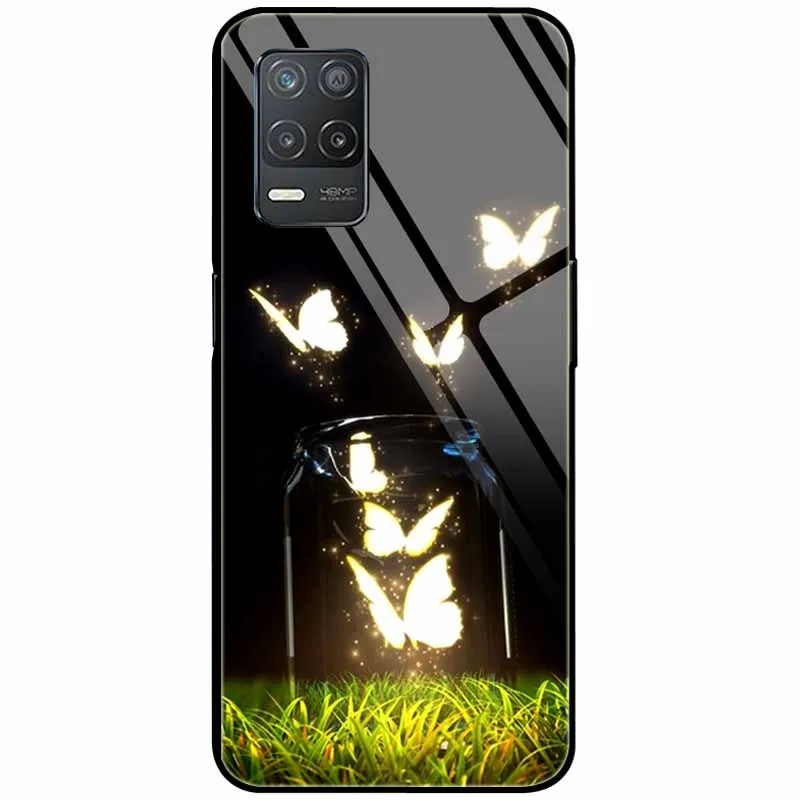 Tempered Glass Hard Protective Back Cover - Cute Design
