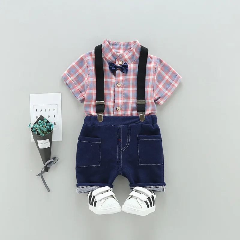 Комплект одежды для маленьких мальчиков BibiCola летний спортивный костюм с