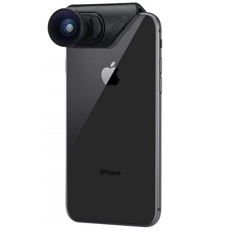 Olloclip Super-Wide Lens for iPhone 8/7& 8/7 Plus- Black/Black