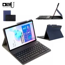Тонкий чехол с клавиатурой для Samsung Galaxy Tab S6 10,5 чехол T860 T865 SM-T860 планшет кожаный умный чехол Съемная клавиатура Bluetooth
