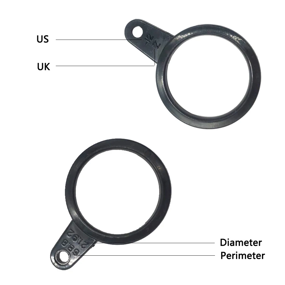 US 0-13 UK A-Z кольцо Sizer Многофункциональный Круглый практичный подарок измерительный палец ювелирные изделия портативный набор пластик простой в использовании