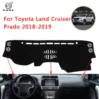

PNSL Car Dashboard Cover Dash Mat Dash Pad Carpet For Toyota Land Cruiser Prado 2018-2019 Sun protection anti - slip anti - uv