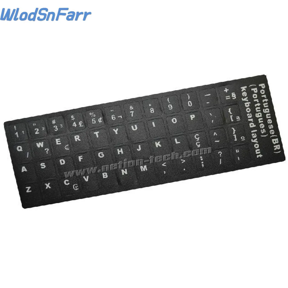 High Quality! 100pc/lot Brazilian keypad label sticker, Eco environment