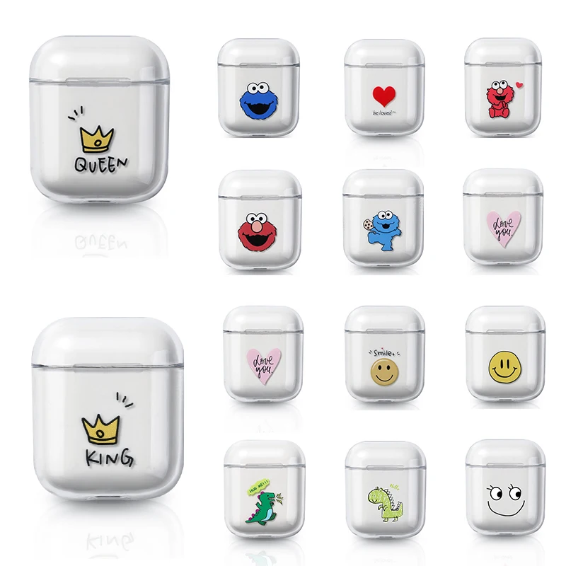 Case for Earphone-Cover Airpods Transparent Apple Bluetooth Cute 2-1-case/Cute/Airpods/..