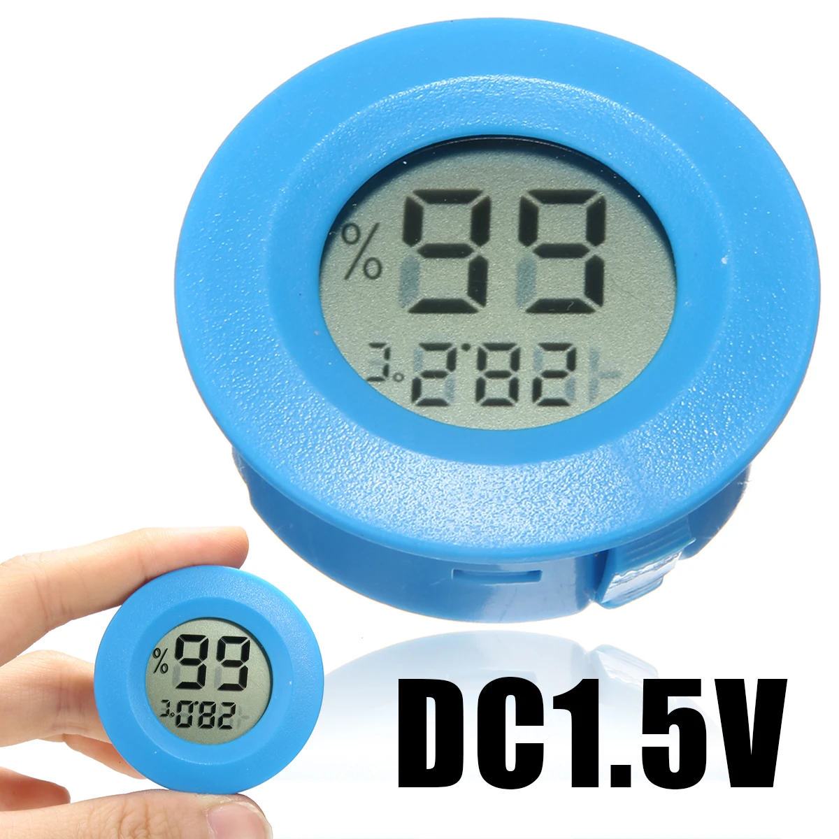 

Mini LCD Digital Thermometer Hygrometer Temperature Humidity Meter Indoor Tester Thermograph for Pet Auto Car