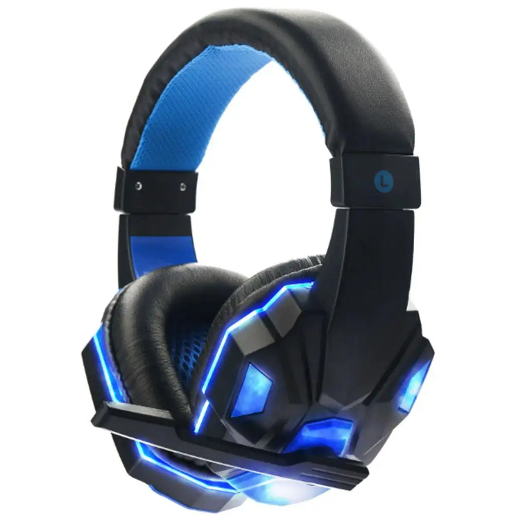 3 5mm Earphone Gaming Headset With Microphone Mic Gamer PC Game Stereo Gaming Headphone With Microphone For PS4 Computer