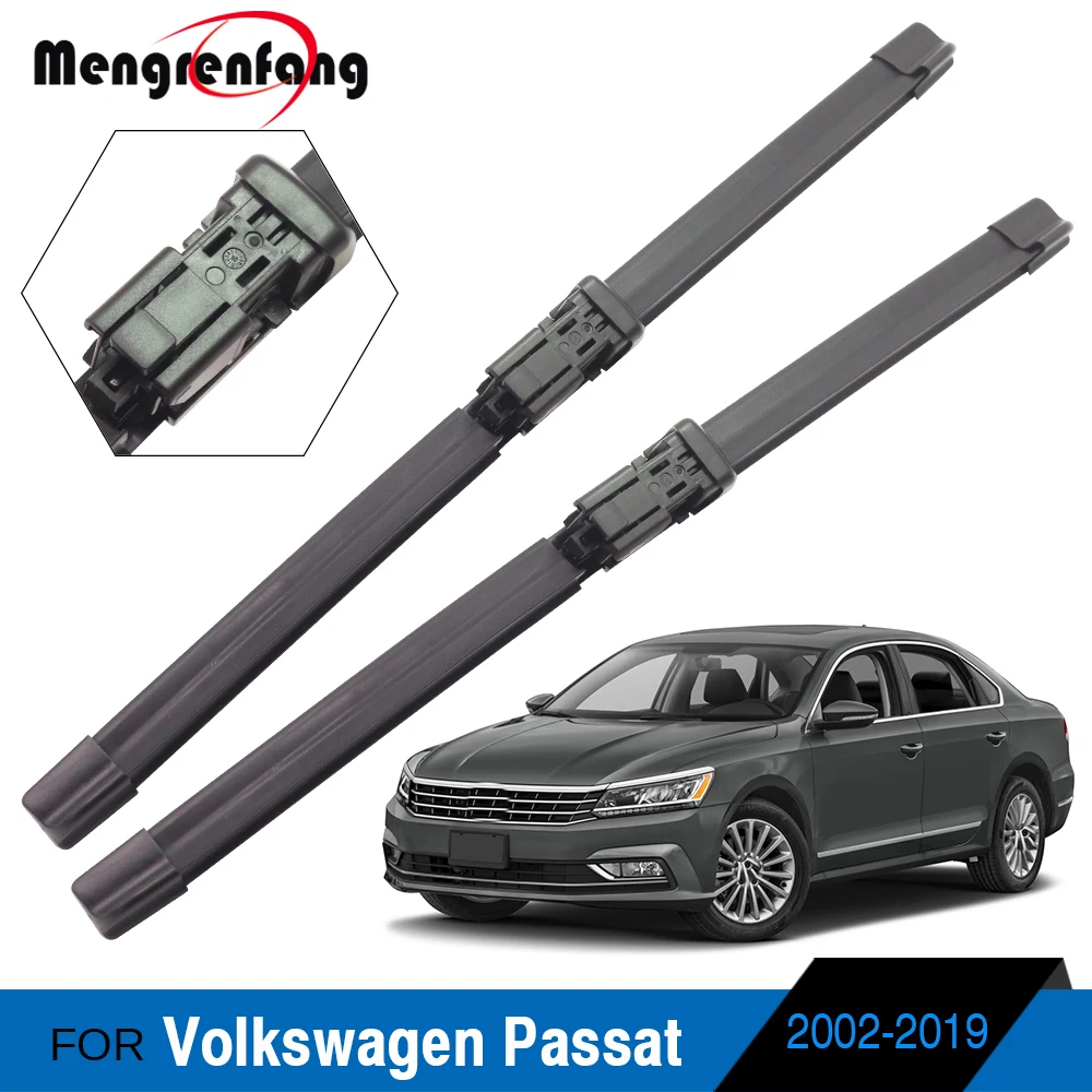 Car Front Windscreen Wiper Blades Soft Rubber Wiper Side Pin & Push