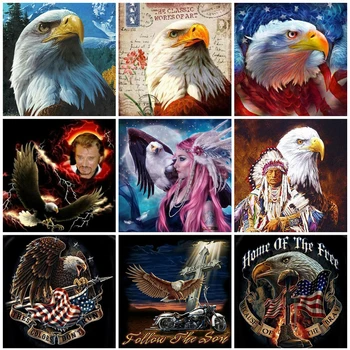 

EverShine 5D Diamond Painting Eagle Full square DIY Diamond Embroidery Animals Cross stitch Rhinestones Art Home decoration