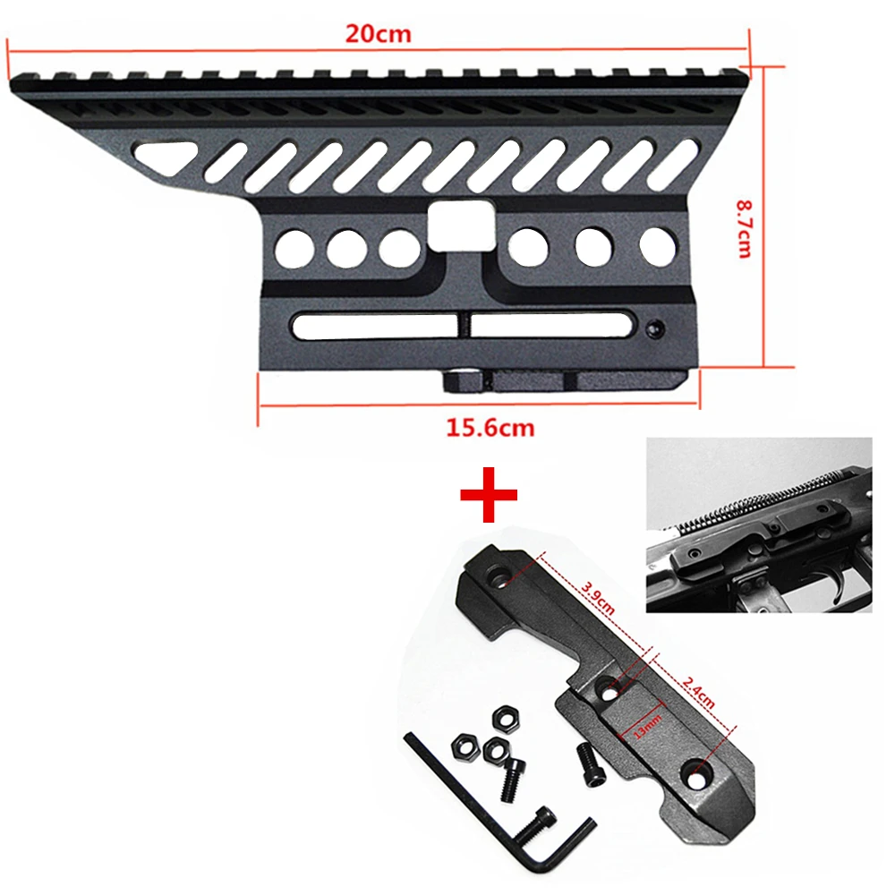 АК серия рельс с боковым креплением Quick QD Style AK47 AK74 SAIGA Detach 20 мм weaver рейка для