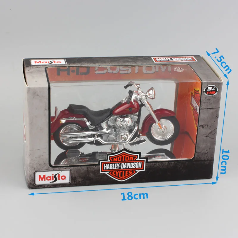 1/18 масштаб маленький Maisto 2004 FLSTFI Fat Boy V-two softail круизер литье под давлением модельные автомобили игрушечные мотоциклы реплики подарков