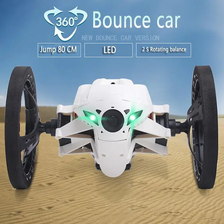 Мини прыгающий автомобиль SJ80 RC автомобили 4CH 2 4 GHz Jumping Sumo с гибкими колесами пульт