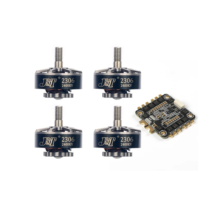 REV35 35A BLheli_S 2-6S 4 в 1 ESC с мотором ESC Combo 2306 2400KV Бесщеточный 3~ 4S мотор для DIY FPV гоночный Дрон - Цвет: with REV35 35A ESC