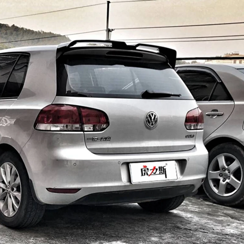 Для Volkswagen VW Golf 6 MK6 спойлер 2010 2011 2012 2013 ABS Материал заднего крыла Эттингер Стиль