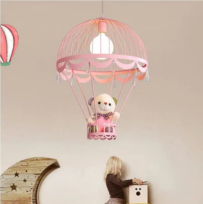 

Toy lamp bedroom living room dining room children's room modern LED pink blue chandelier