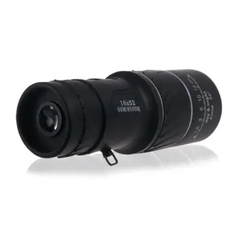 

Outdoor Tool Pocket Telescope Adjustable Gadget Lenses Black 6x52 Zoom Monocular Telescope Gift Waterproof Camping Optic Scope