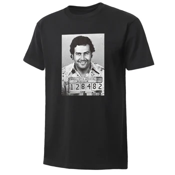 

Men'S T Shirts Pablo Escobar Print 2020 Summer Casual Round Collar Short Sleeve Tees Unisex 100% Cotton High Quality Male Tops