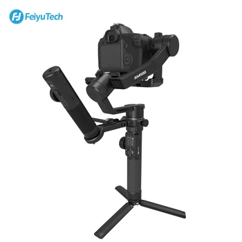 

FeiyuTech 3-Axis AK4500 Handheld Gimbal Stabilizer Kit for DSLR Camera Sony/Panasonic/Canon with Remote Pole Tripod Follow Fcous