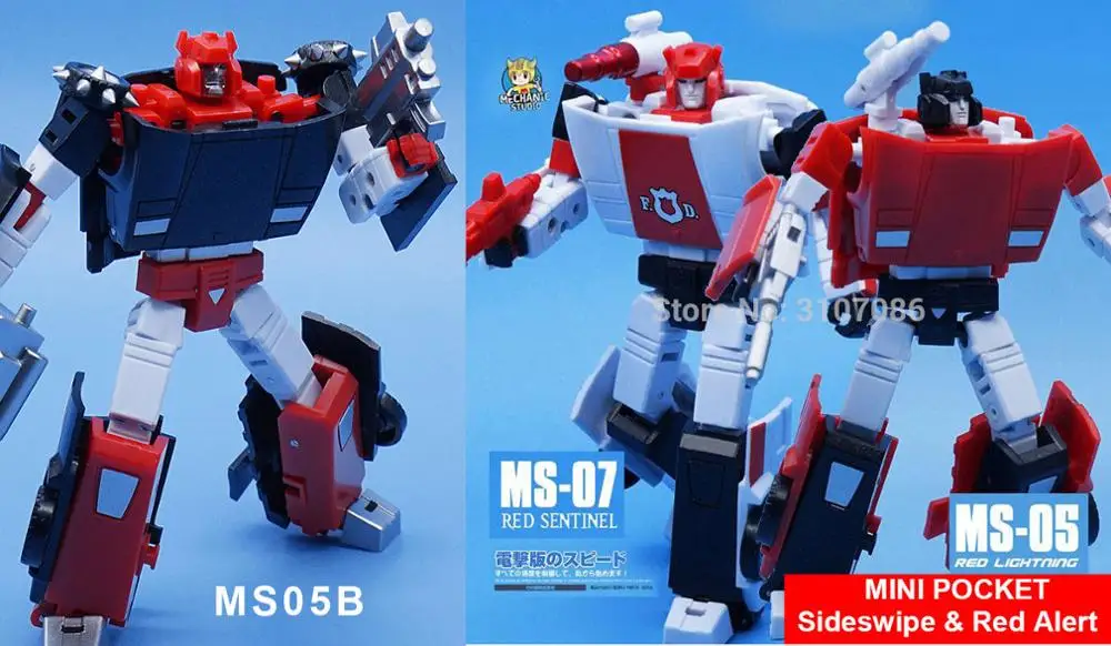 MFT трансформация Sideswipe MS05 мини карманная серия MS05B фигурки игрушки роботы для
