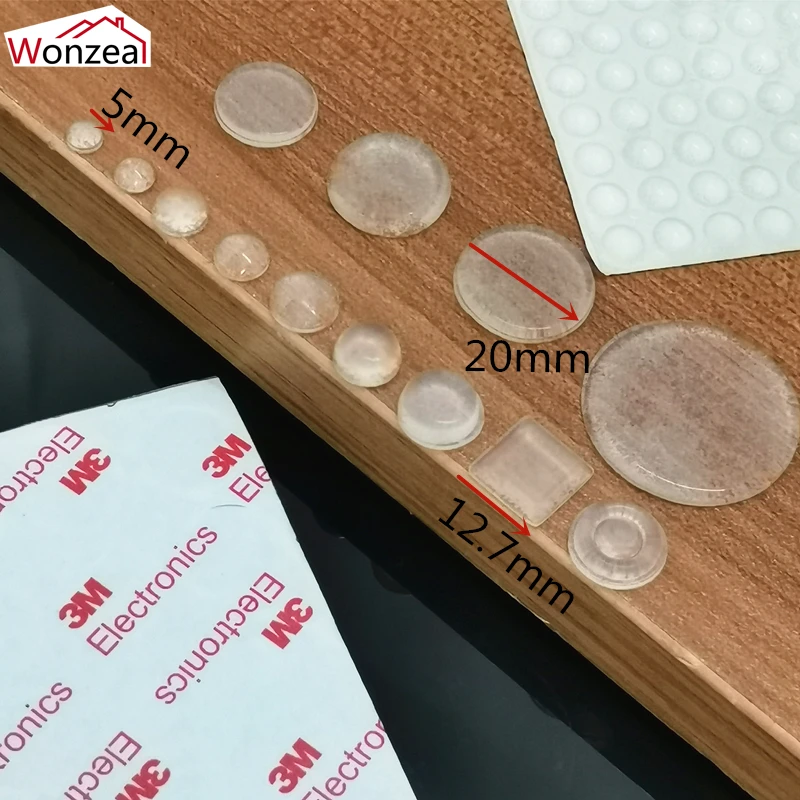 Damper Silicone Feet Silicone Shock Absorber Bumper Rubber Bumper Furniture Nut Sticker Furniture Damper