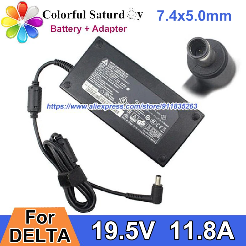 

Original ADP-230EB T AC Adapter 19.5V 11.8A For MSI GT72 2QE-892IT GT72 2QE-415US 2QE-495AU GE73 GL75 GE63VR WT72 6QK GT70 16F4