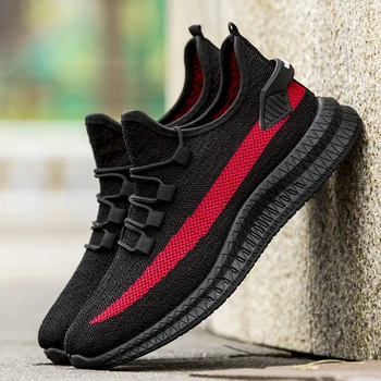 

Light Running Shoes Men Sneakers Gym Jogger Men's Shoes Breathable Lace-up Wear-resistant Outdoor Walking Men Casual Shoes