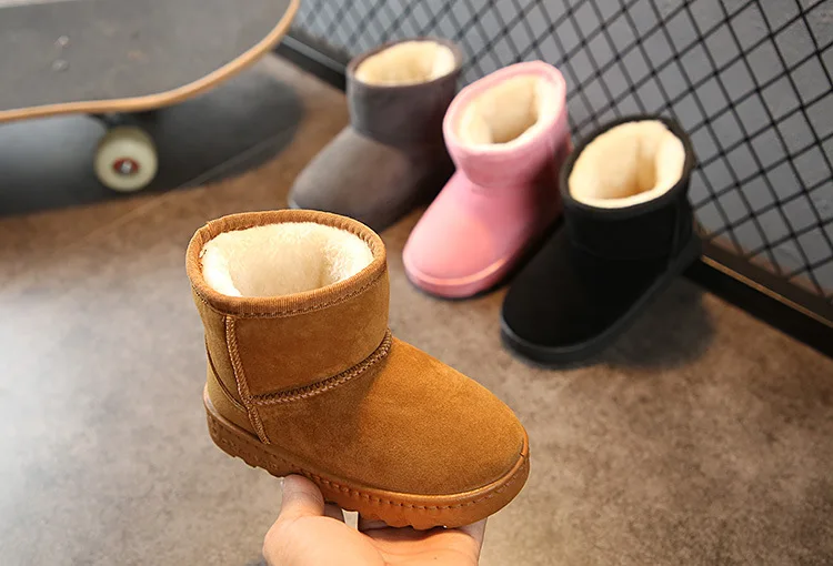 meninas botas de neve crianças correndo sapatos