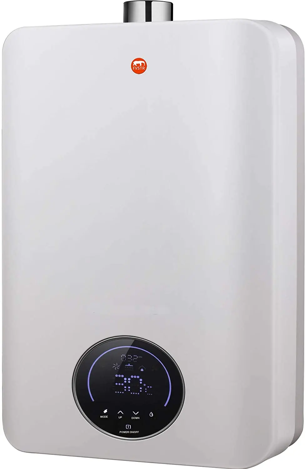 

FVSTR 16L Natural Gas Hot Water Heater 4.2GPM Tankless Digital Constant TEMP Boiler with Exhaust Pipe