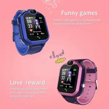 

Kids Smart Watch Phone Position Water Resistant Children Wrist Watch Smartwatch Girls Boys