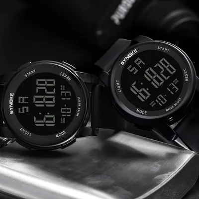 Hot Men Sport watches Multi Function Military Sports Watch LED Digital Dual Movement Rubber Wrist Watch