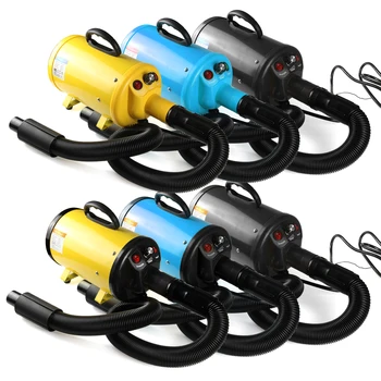 

AU Plug 3.2HP Stepless Adjustable Speed Pet Hair Force Dryer Dog Grooming Blower with Heater