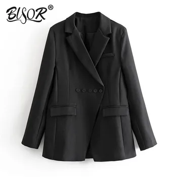 

New Fashion 2019 Designer Blazer Jacket Women's Single Breasted Jacket Suits Female Ladies