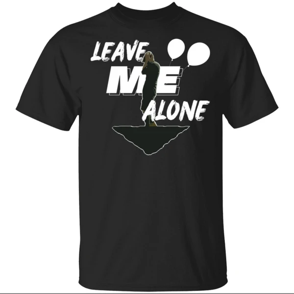 Nf 'Leave Me Alone' дизайн вдохновлен Leave Alone футболка Черная мужская и женская больше