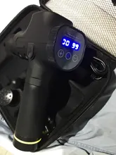 Pantalla LCD masaje arma profundo masajeador muscular dolor muscular cuerpo masaje de cuello ejercicio de relajación adelgazar la alivio del dolor