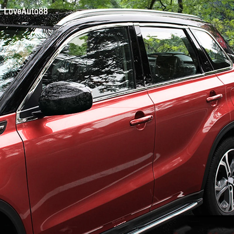 Стеклянная оконная оправа из нержавеющей стали для Suzuki Vitara 2016 2017 2018 2019 2020